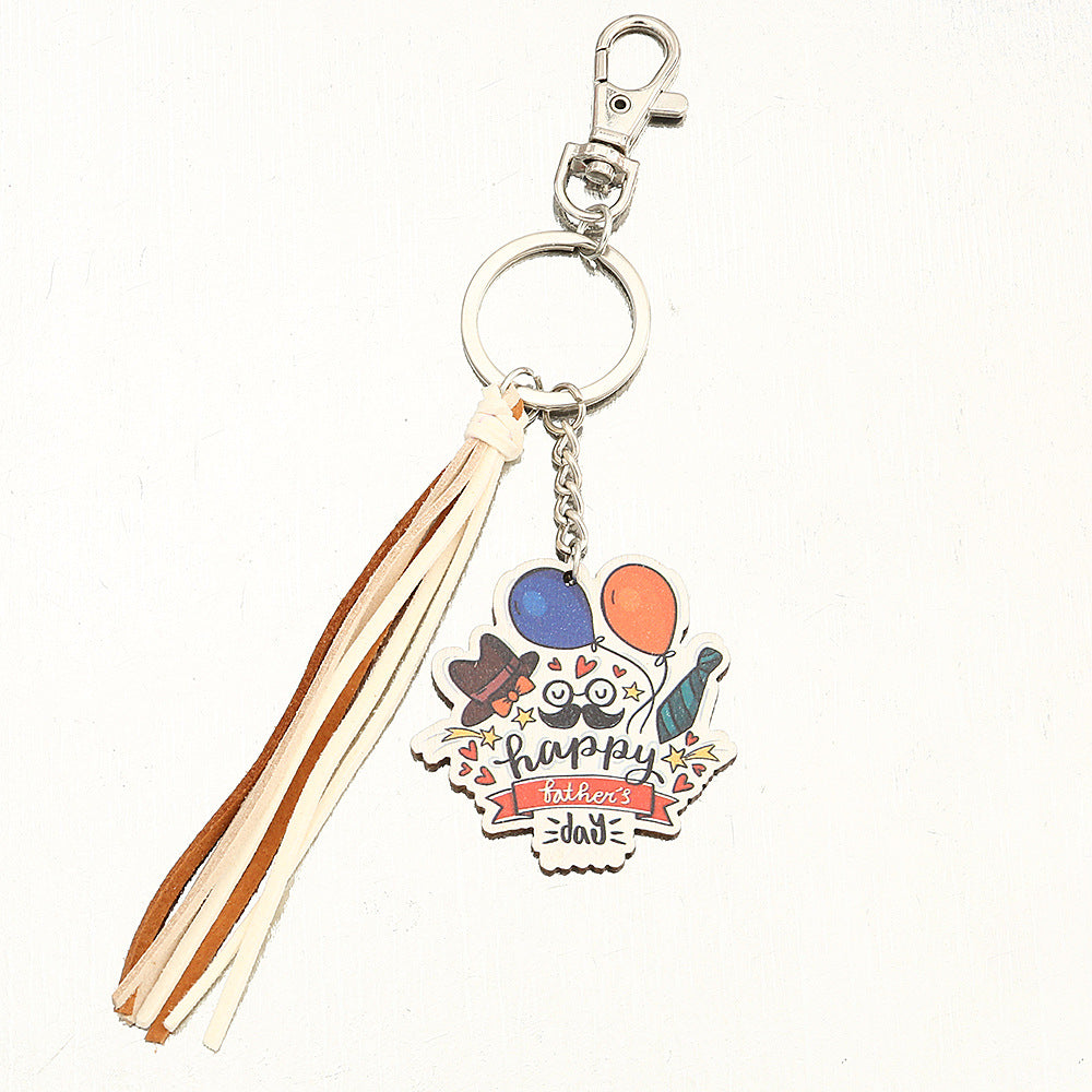 Wholesale Father's Day Mother's Day Metal Keychain